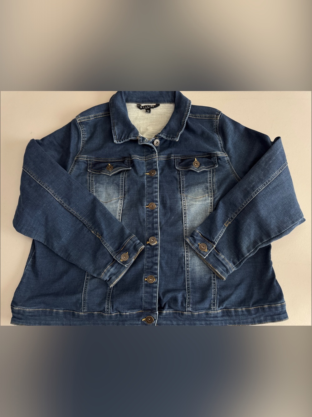 Baccini Dark Blue Denim Jacket